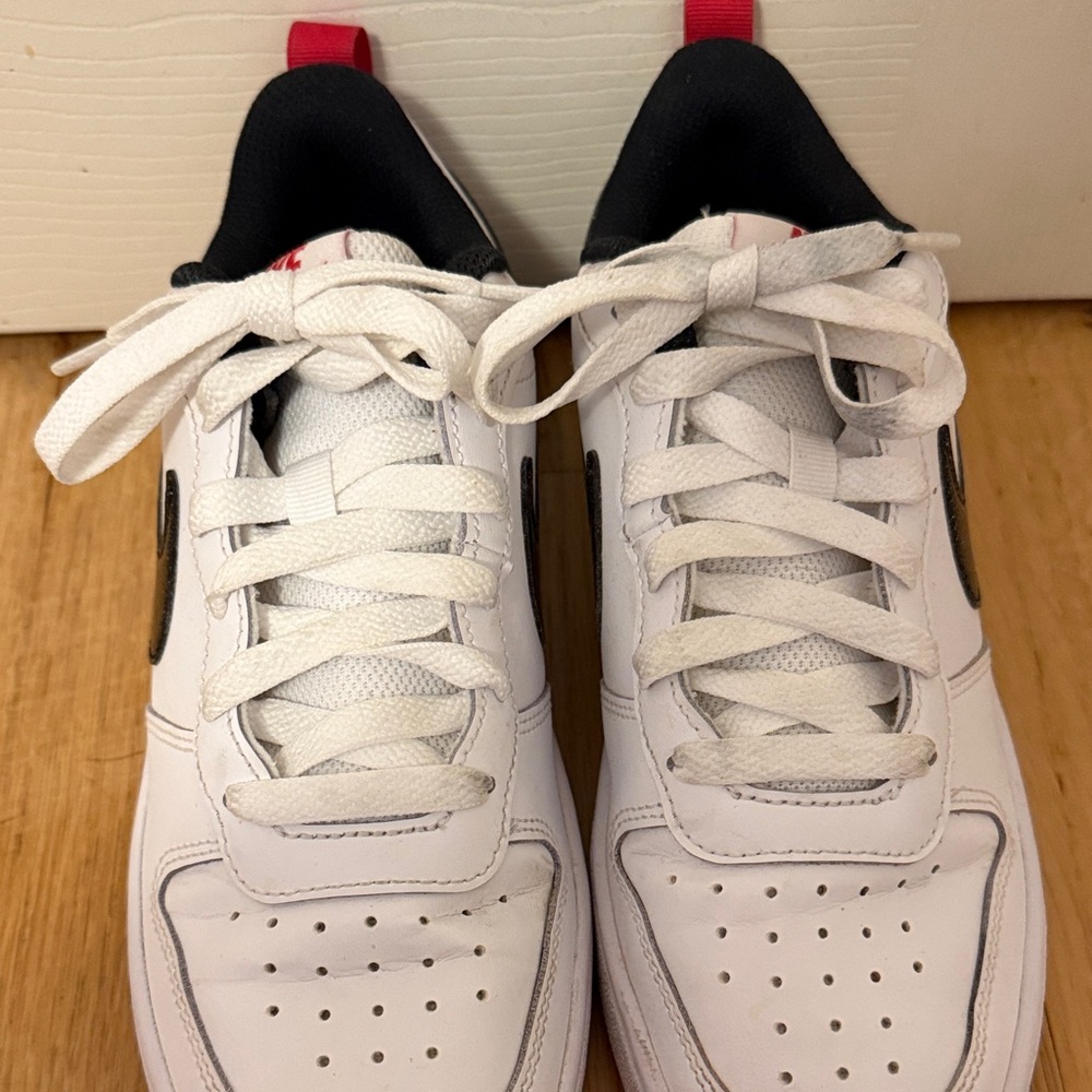 Nike Court Borough 2 SE Low White Very Berry for youth size 5 - Picture 7 of 9